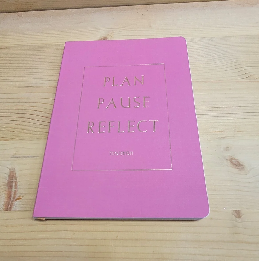 Plan pause reflect daily affirmation journal, fitness and one good deed …